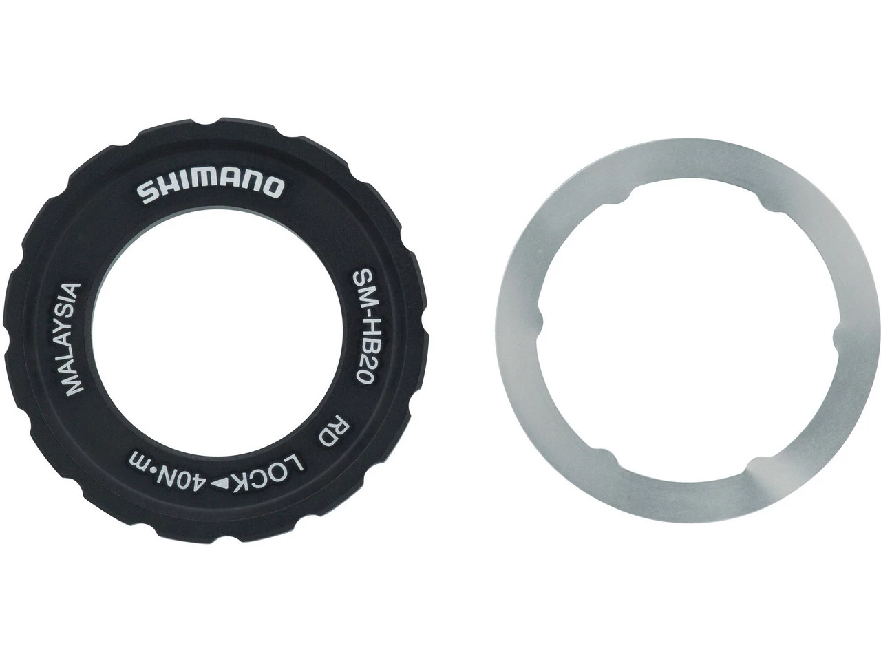 Shimano Verschlussring / Lockring Center Lock SM-HB20 1 Shimano Verschlussring / Lockring Center Lock SM-HB20
