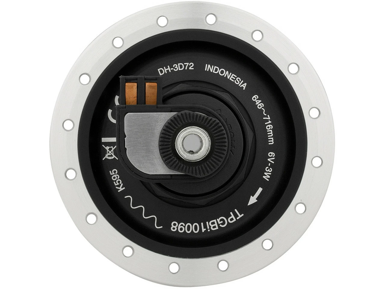 Shimano Disc Center Lock Nabendynamo DH-3D72 5 Shimano Disc Center Lock Nabendynamo DH-3D72 – Bild 5